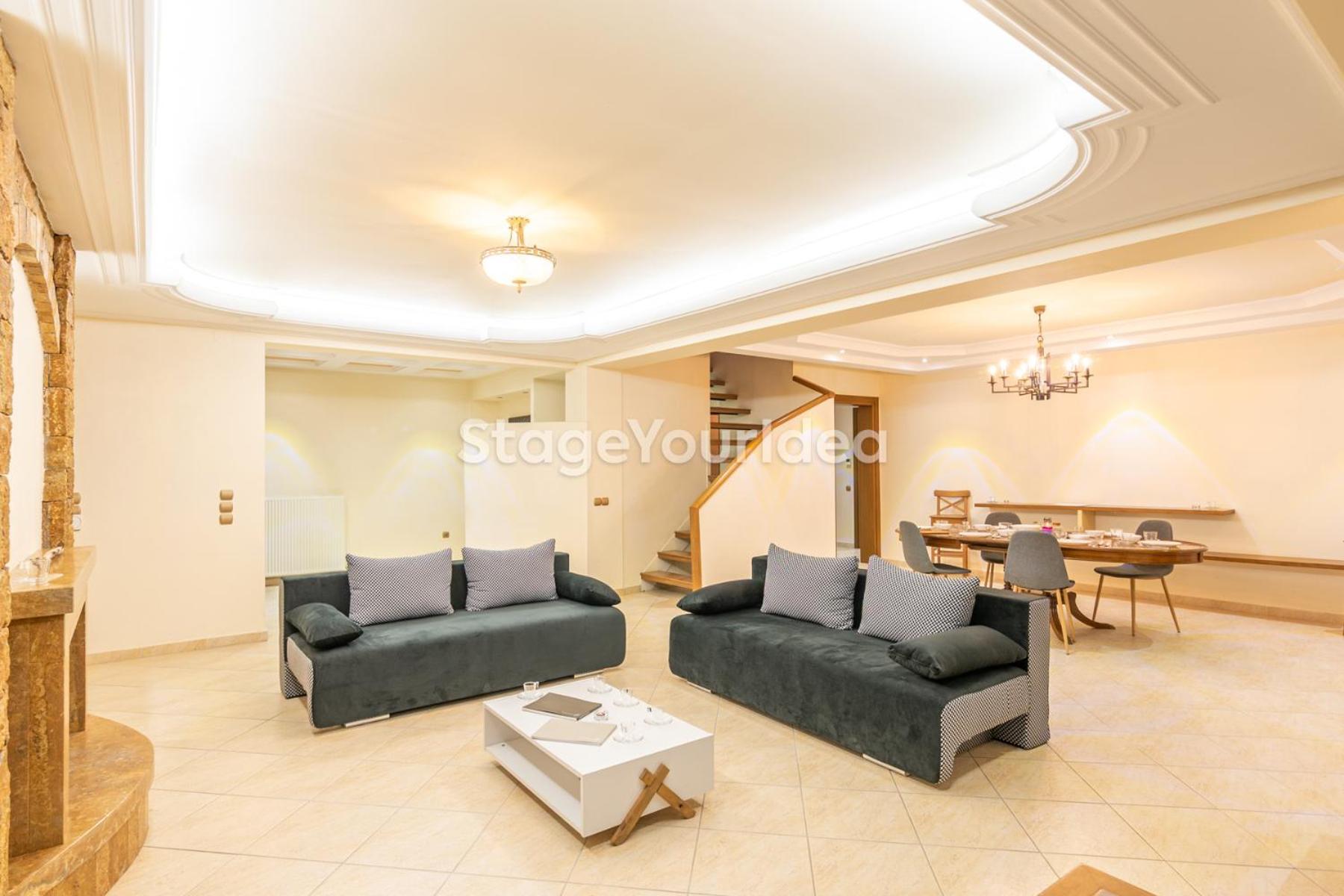 Luxury Appartment, Only 7 Minutes From Thessaloniki Airport And 15 Minutes From City Center ,For 8-23 People Also For Gatherings And Parties Neon Rysion Exterior photo