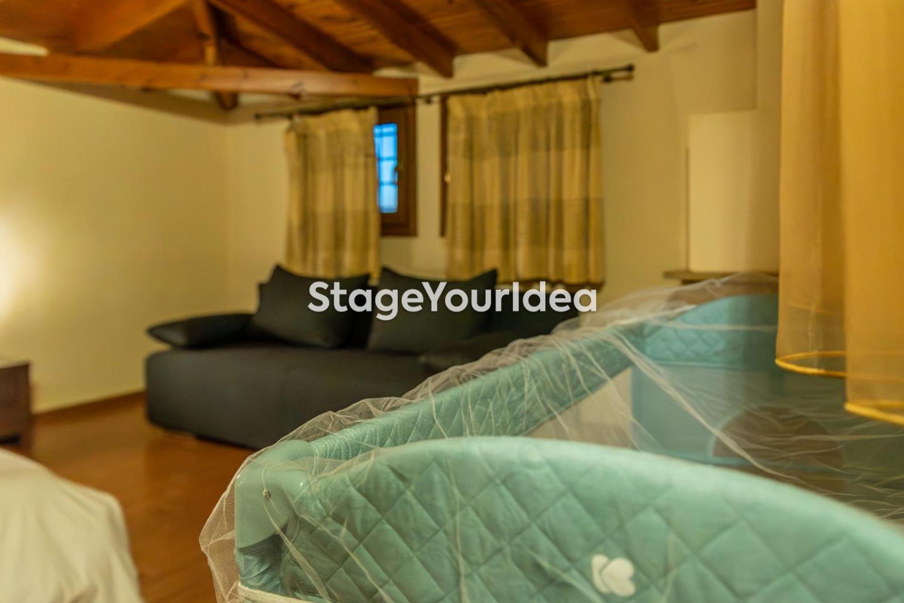 Luxury Appartment, Only 7 Minutes From Thessaloniki Airport And 15 Minutes From City Center ,For 8-23 People Also For Gatherings And Parties Neon Rysion Exterior photo